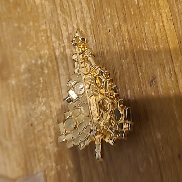 Stunning vintage Eisenberg ice Christmas tree brooch - Picture 3 of 4